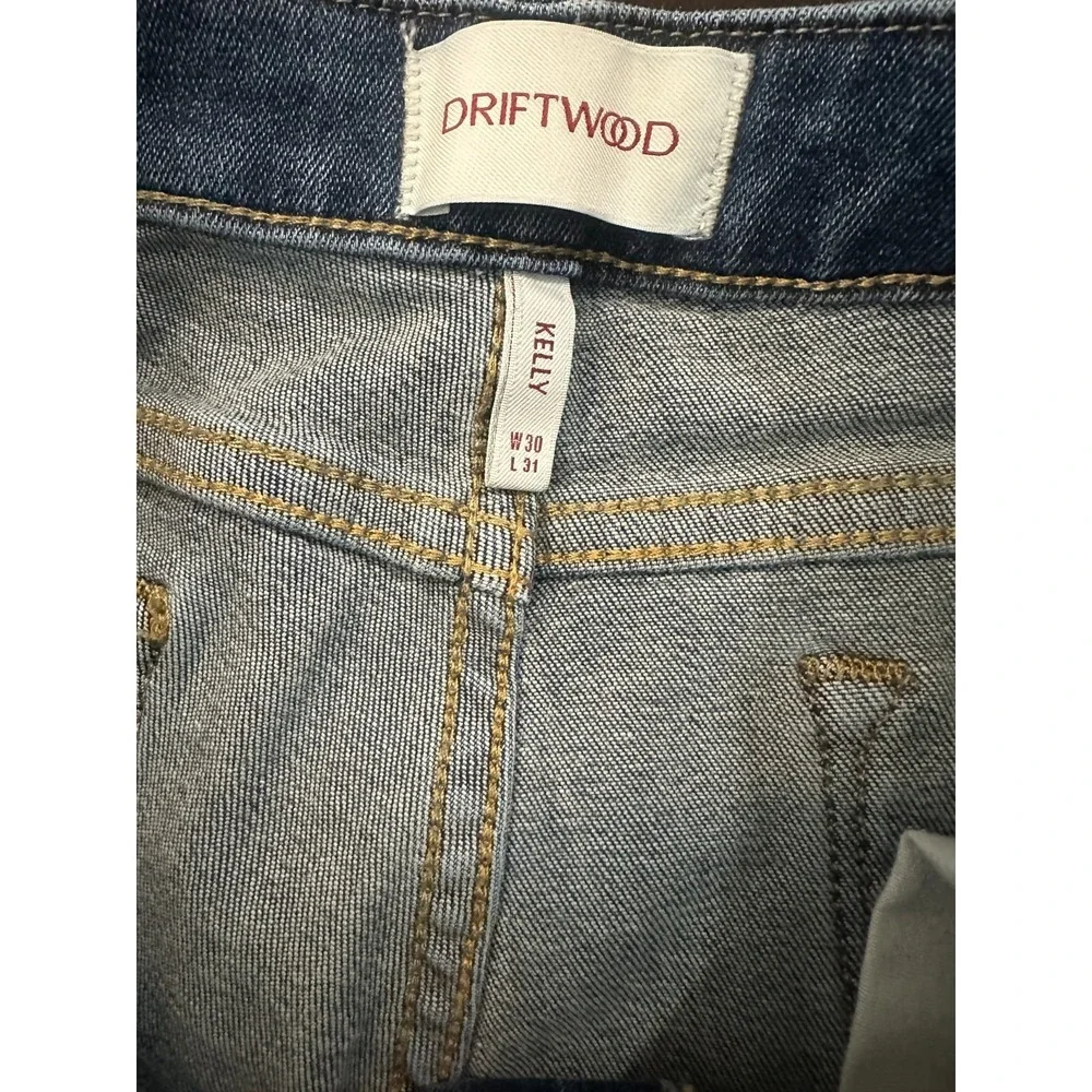 Driftwood Denim Kelly Bootcut Jeans Blue Medium Wash Cotton Blend Stretch 30 - Picture 5 of 10